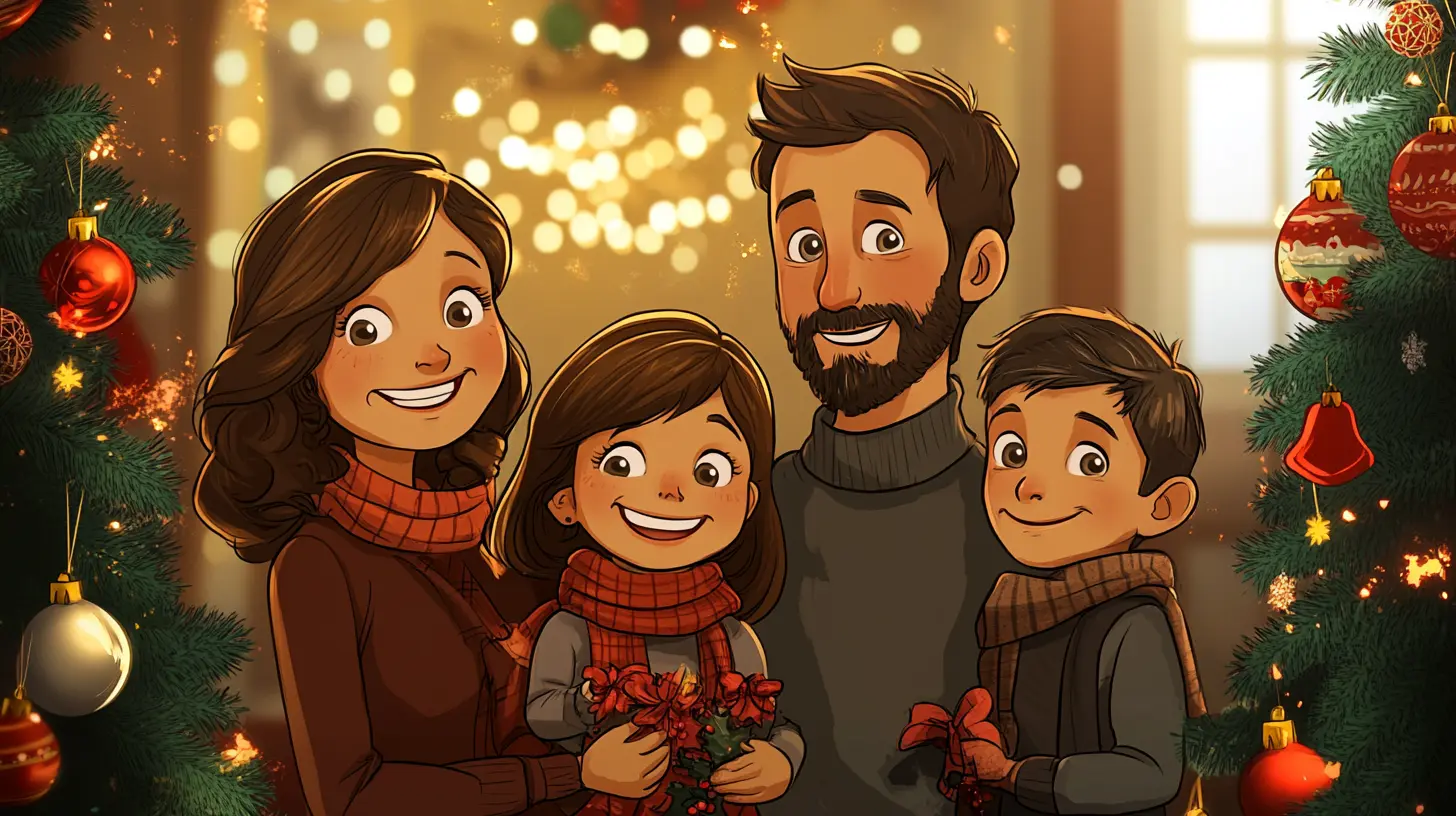 Šťastná rodina v klubu Annabis